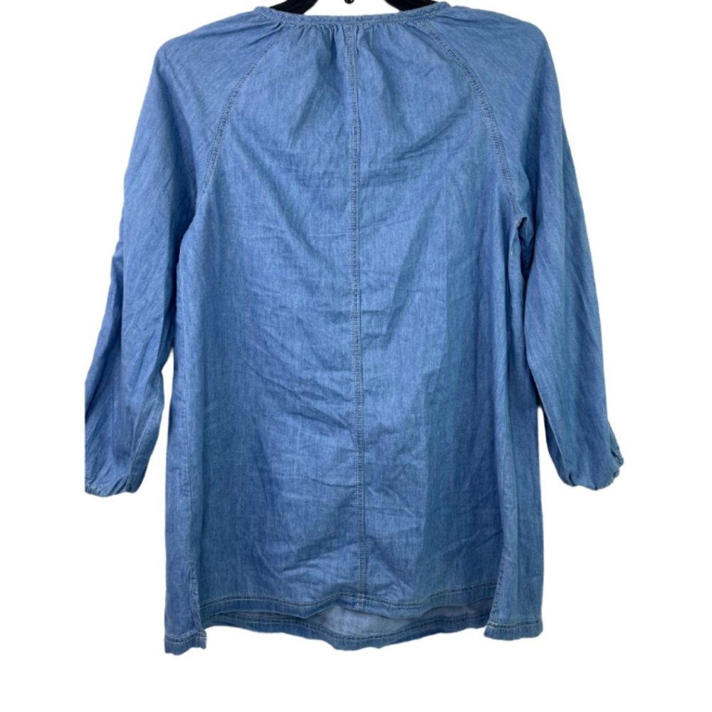 Ellos Women's Demin Tunic Size: 12 S - Picture 2 of 4